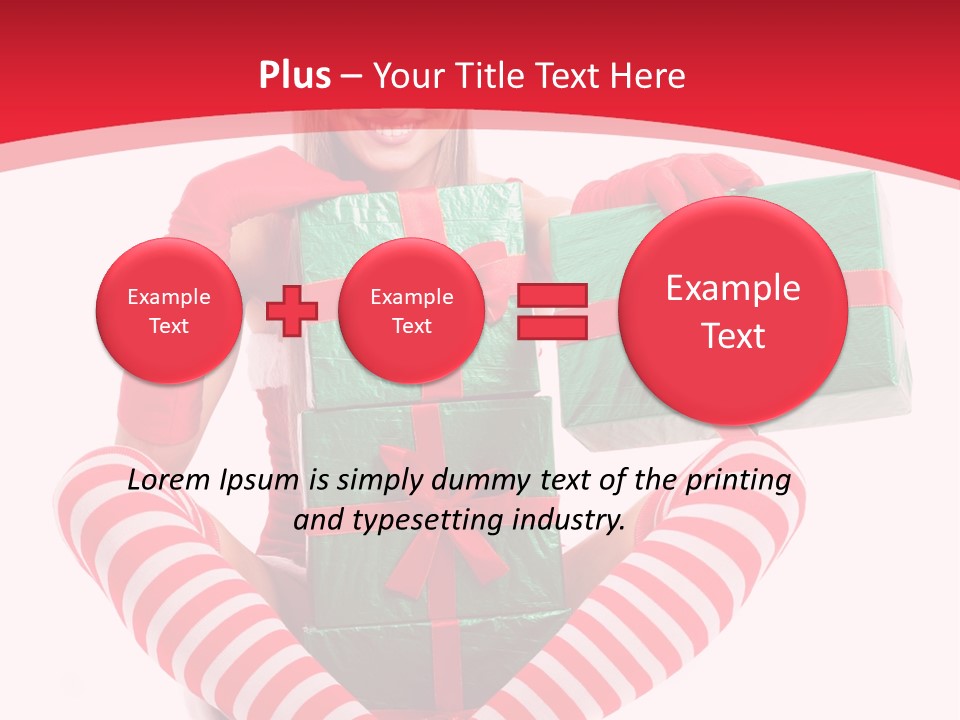 Many White Joy PowerPoint Template