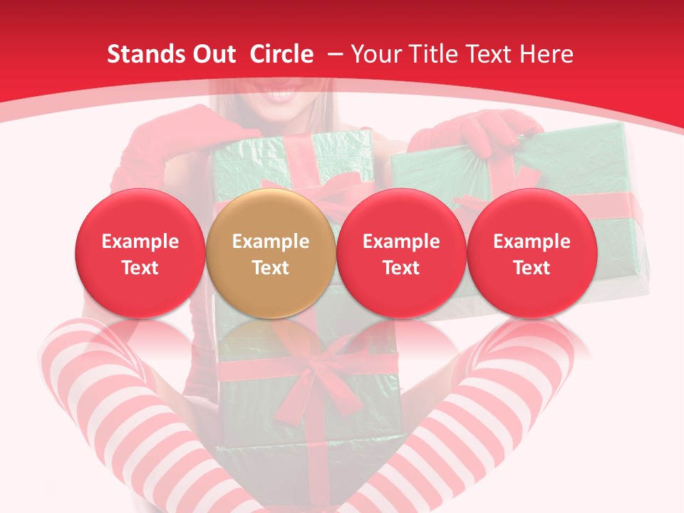 Many White Joy PowerPoint Template