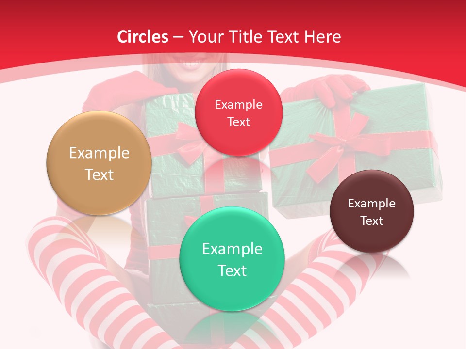 Many White Joy PowerPoint Template