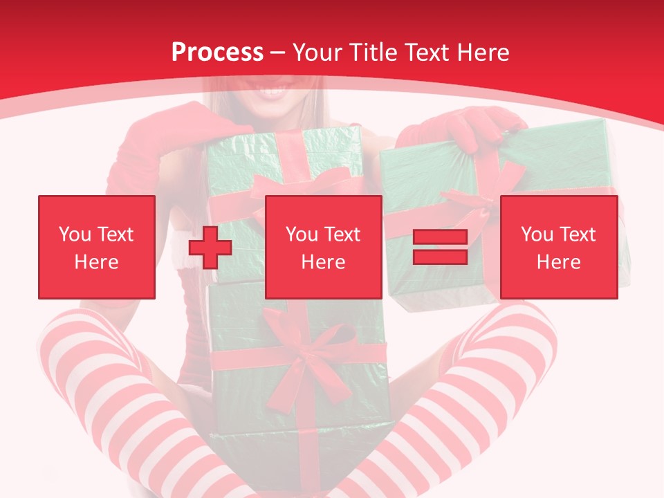 Many White Joy PowerPoint Template