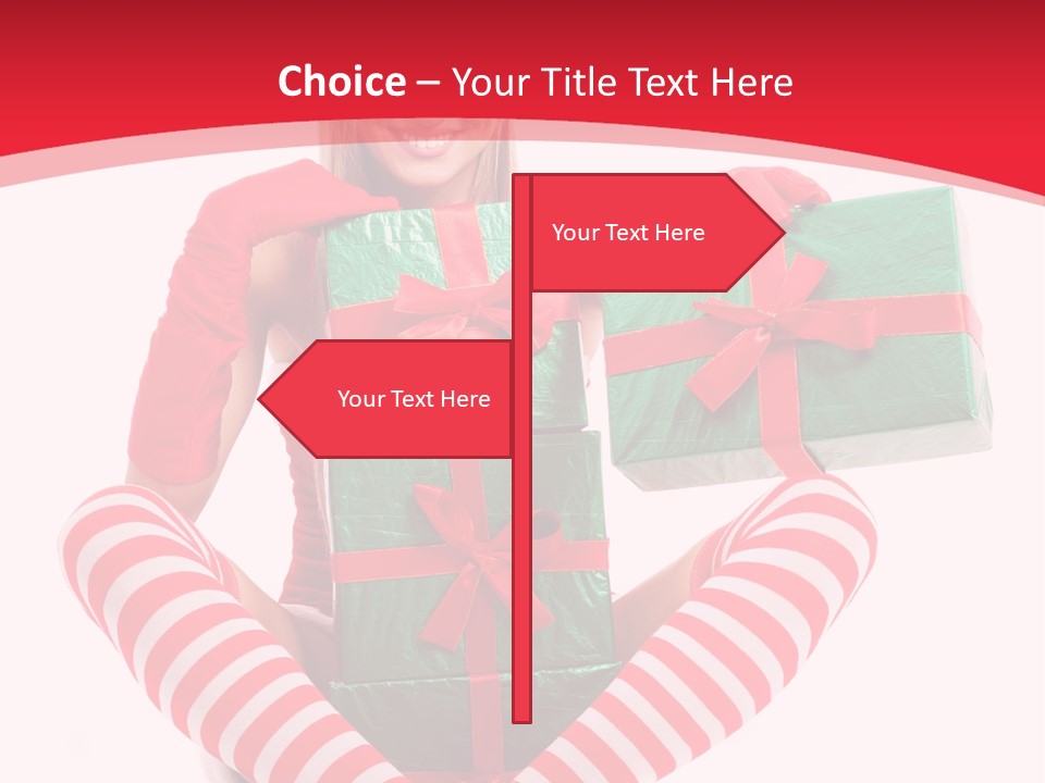 Many White Joy PowerPoint Template