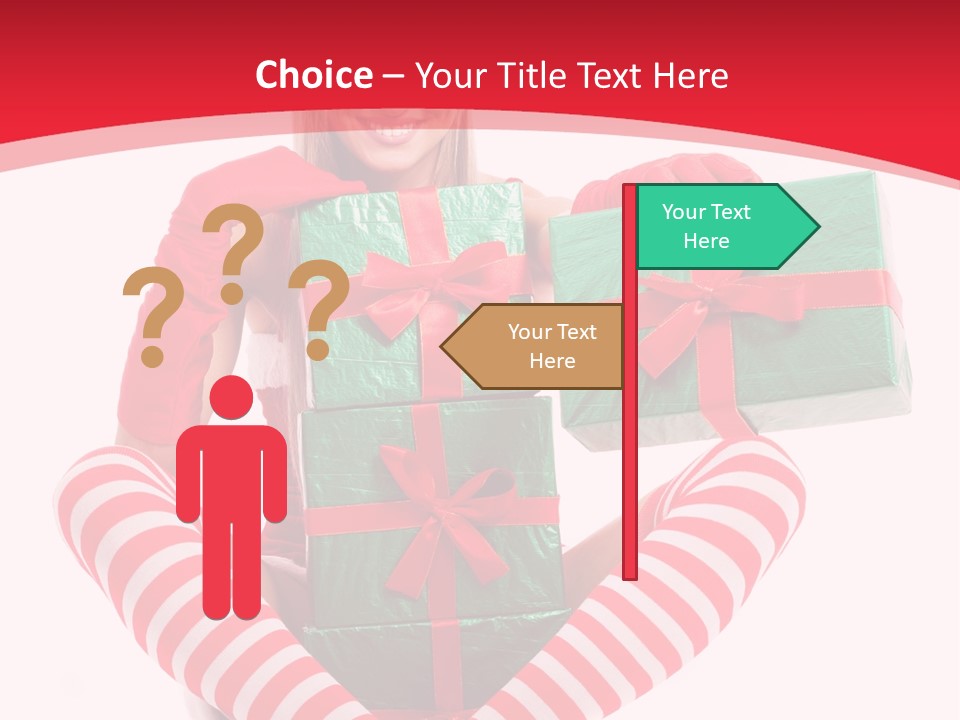 Many White Joy PowerPoint Template