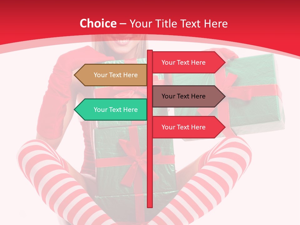 Many White Joy PowerPoint Template