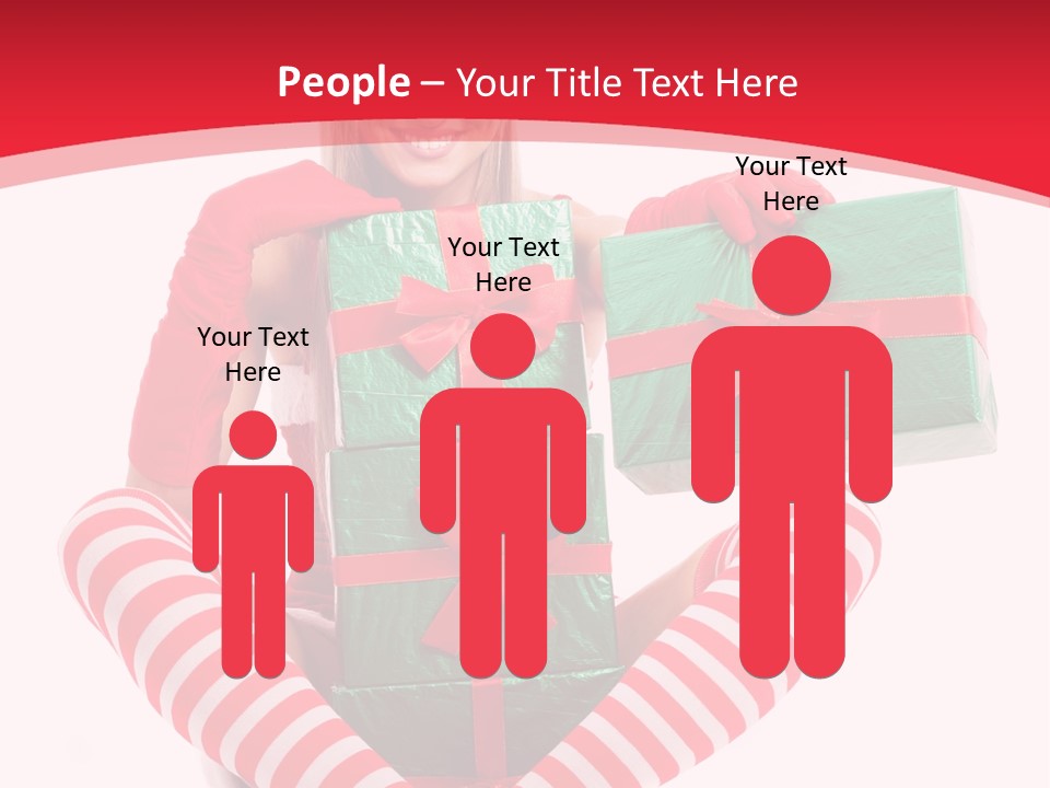 Many White Joy PowerPoint Template