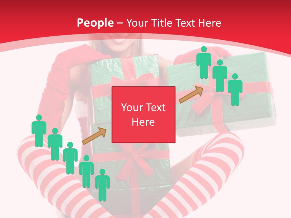 Many White Joy PowerPoint Template