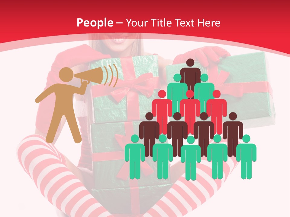 Many White Joy PowerPoint Template