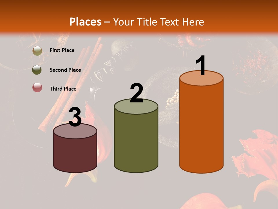 Flower Chilli Asia PowerPoint Template