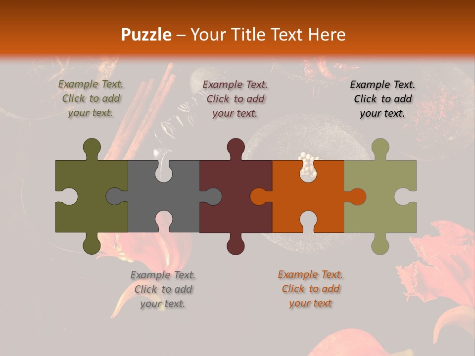 Flower Chilli Asia PowerPoint Template