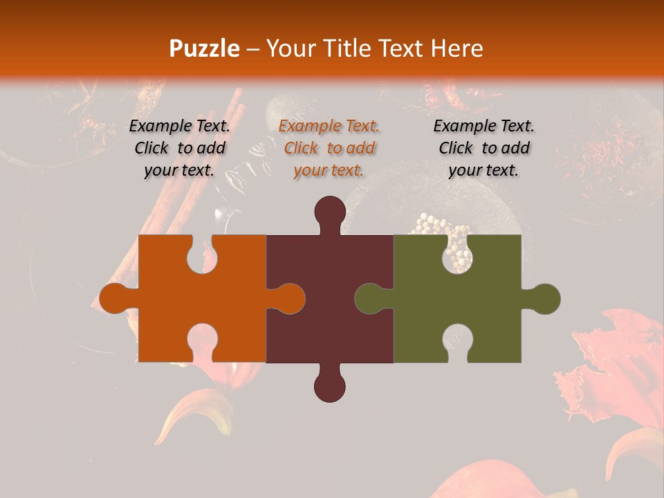 Flower Chilli Asia PowerPoint Template