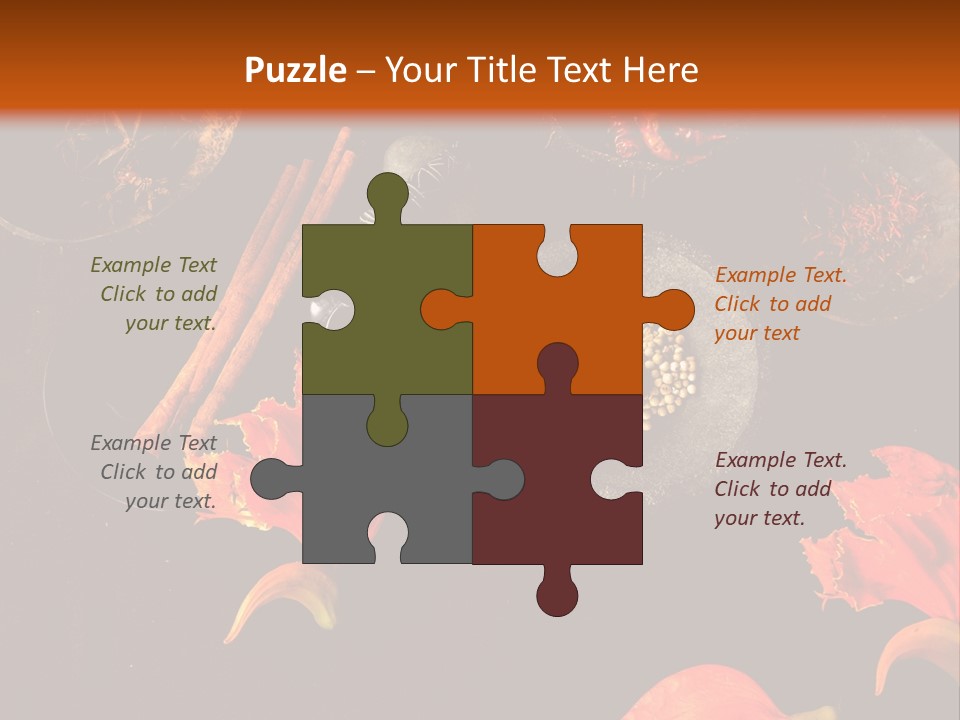 Flower Chilli Asia PowerPoint Template