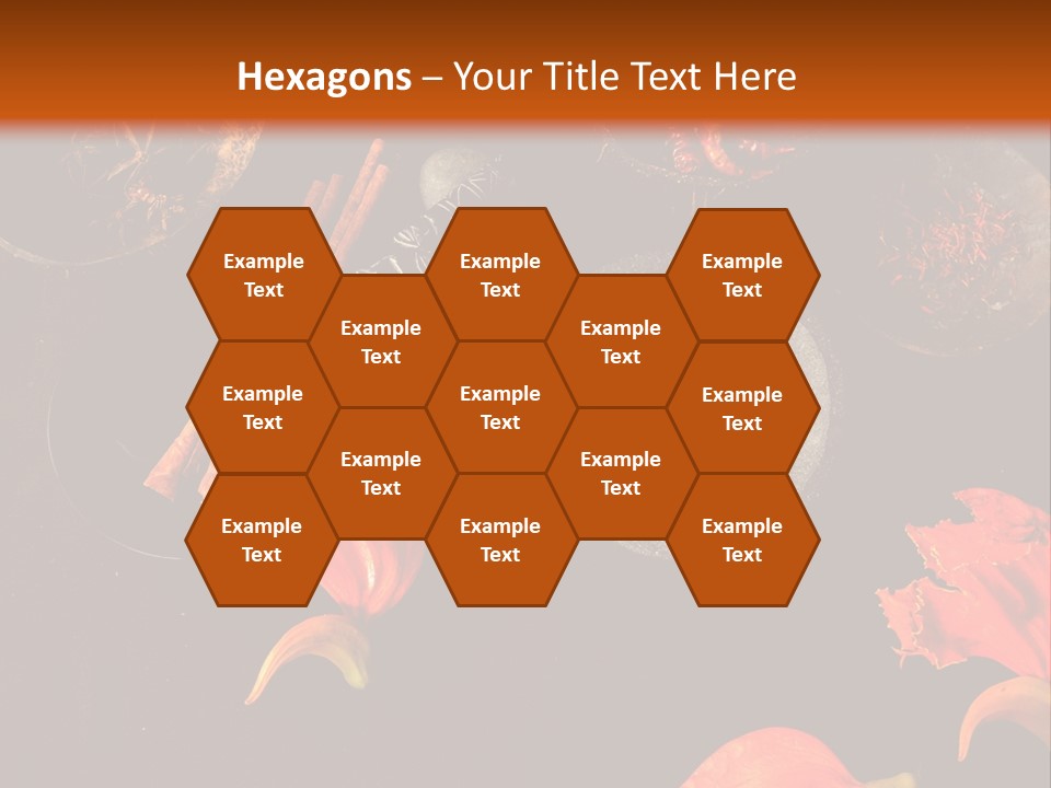 Flower Chilli Asia PowerPoint Template