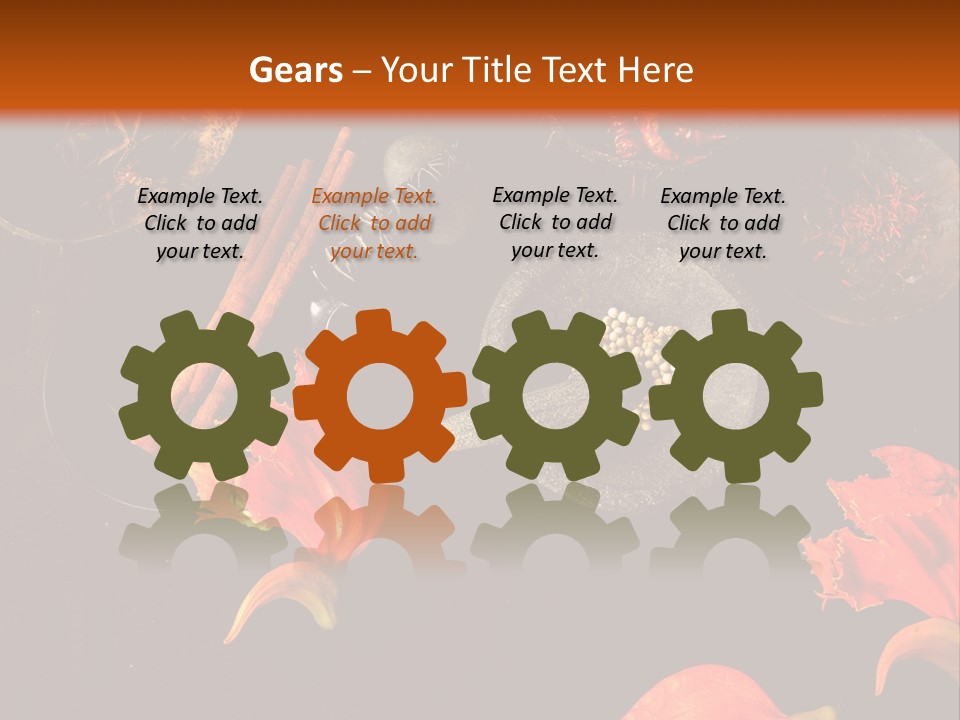 Flower Chilli Asia PowerPoint Template