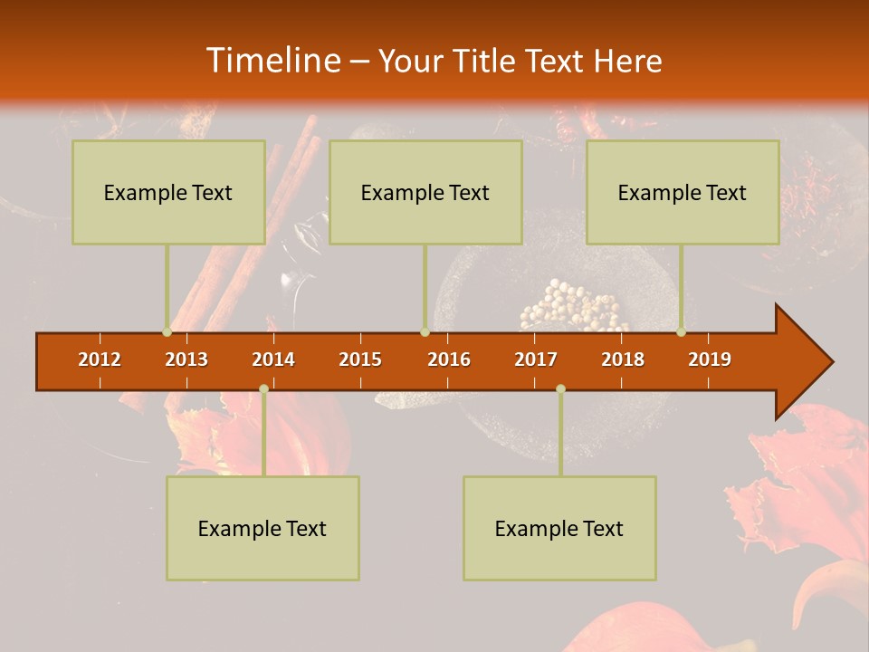 Flower Chilli Asia PowerPoint Template