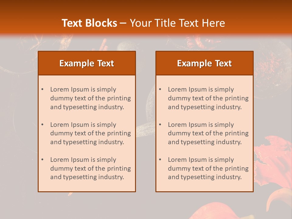 Flower Chilli Asia PowerPoint Template