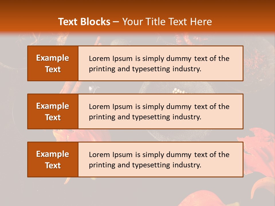 Flower Chilli Asia PowerPoint Template