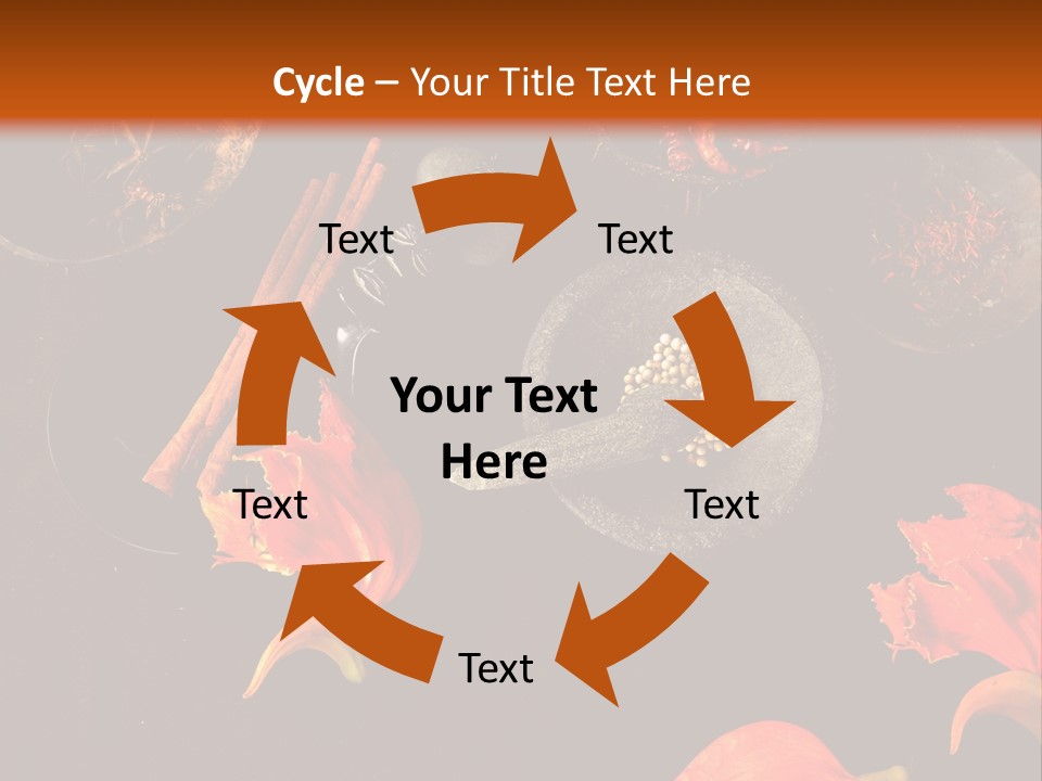 Flower Chilli Asia PowerPoint Template