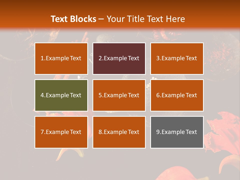 Flower Chilli Asia PowerPoint Template