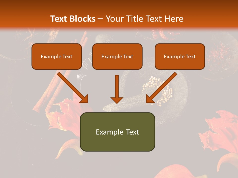 Flower Chilli Asia PowerPoint Template