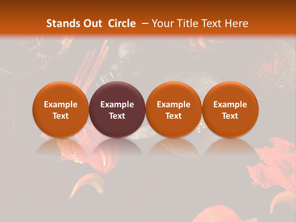 Flower Chilli Asia PowerPoint Template