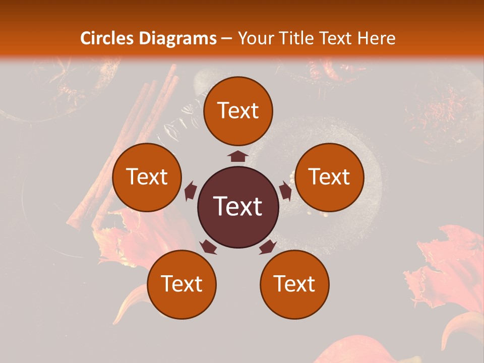 Flower Chilli Asia PowerPoint Template