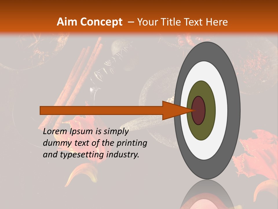 Flower Chilli Asia PowerPoint Template