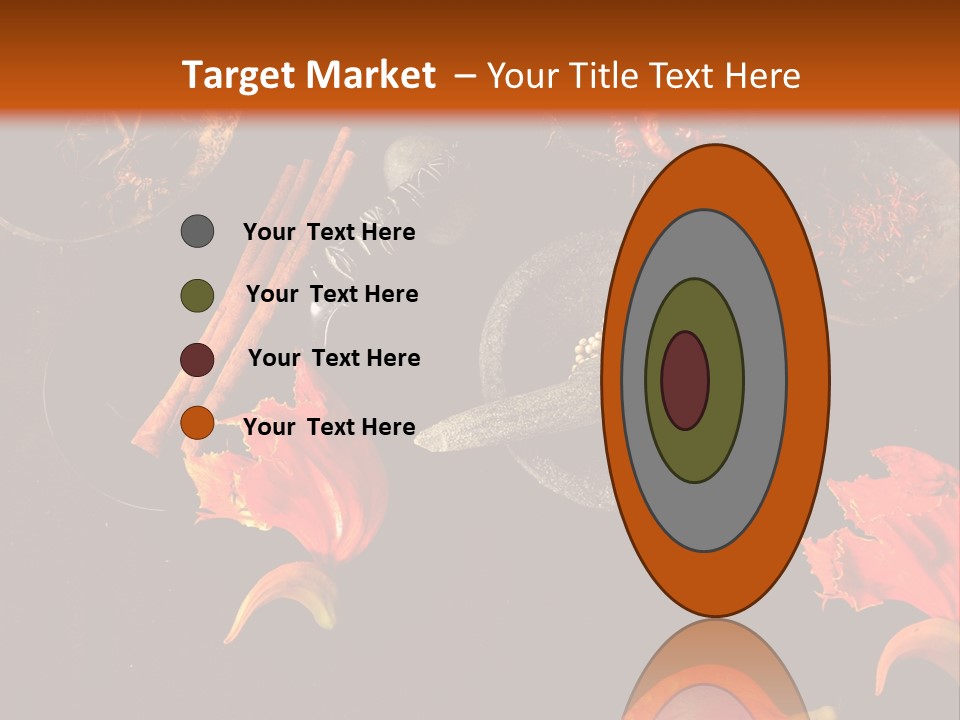 Flower Chilli Asia PowerPoint Template