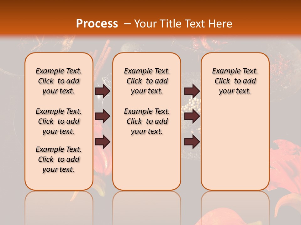 Flower Chilli Asia PowerPoint Template