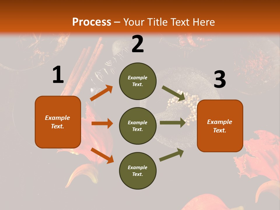 Flower Chilli Asia PowerPoint Template