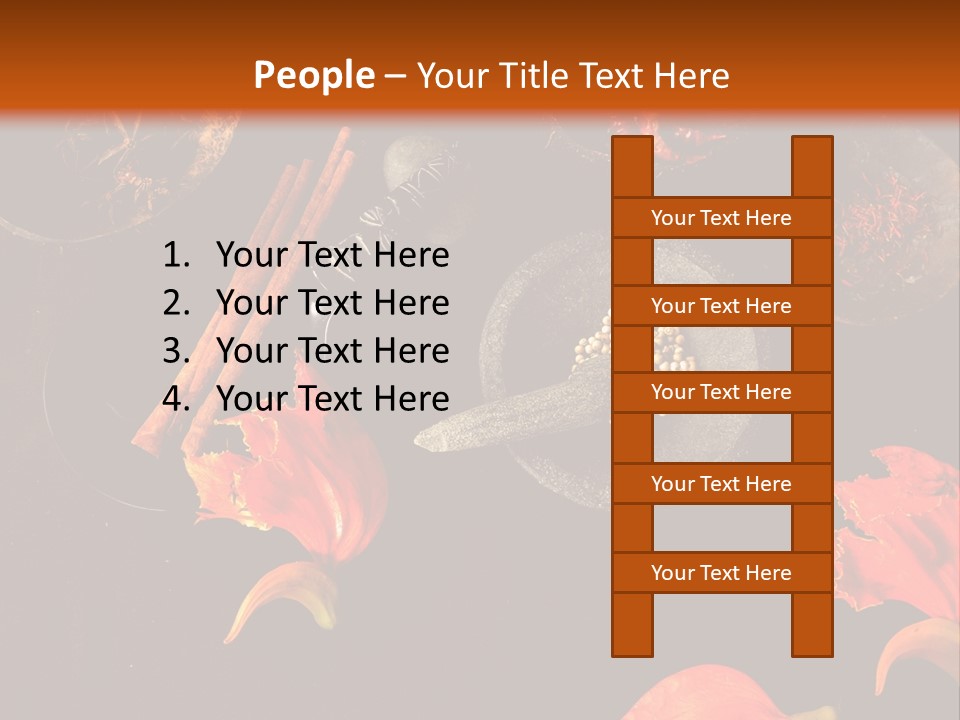 Flower Chilli Asia PowerPoint Template