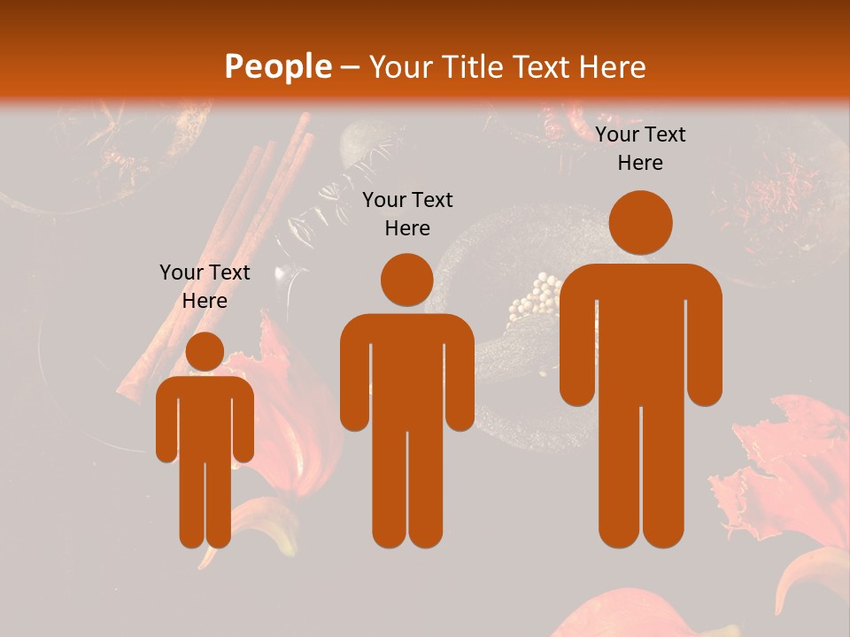 Flower Chilli Asia PowerPoint Template