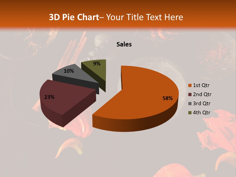 Flower Chilli Asia PowerPoint Template