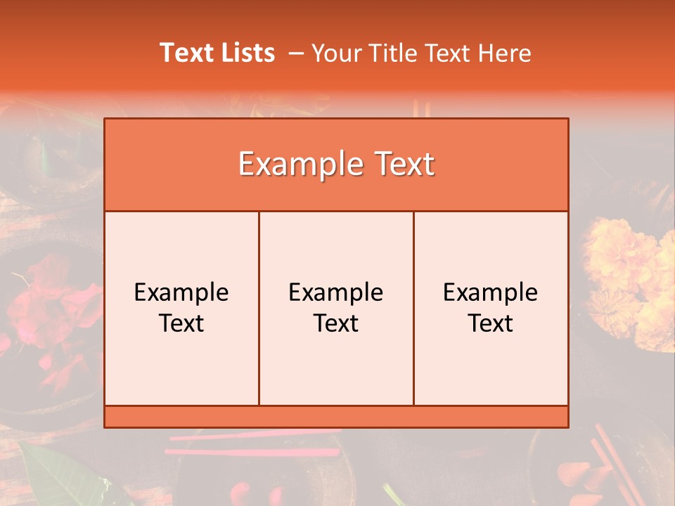 Incense Asian Religion PowerPoint Template