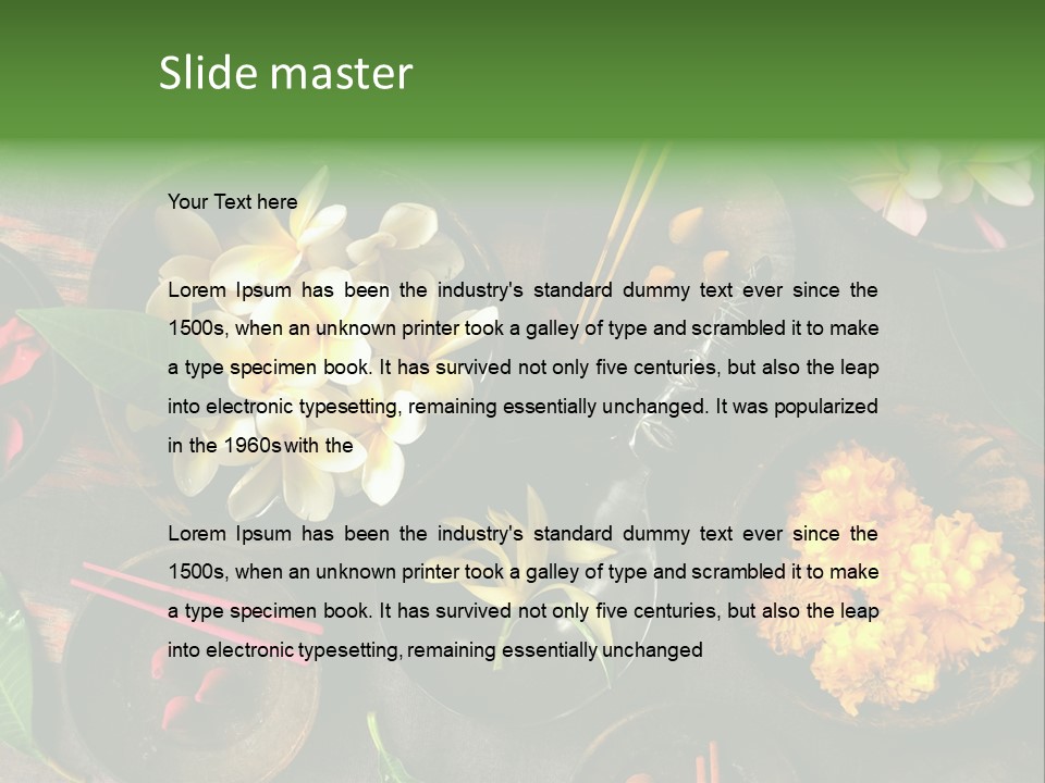 Cloth Aroma Indonesia PowerPoint Template