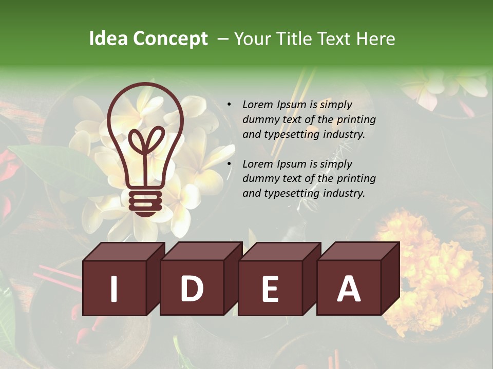 Cloth Aroma Indonesia PowerPoint Template