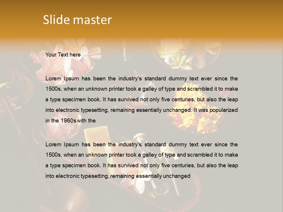 Fragrance Essential Oil Bali PowerPoint Template