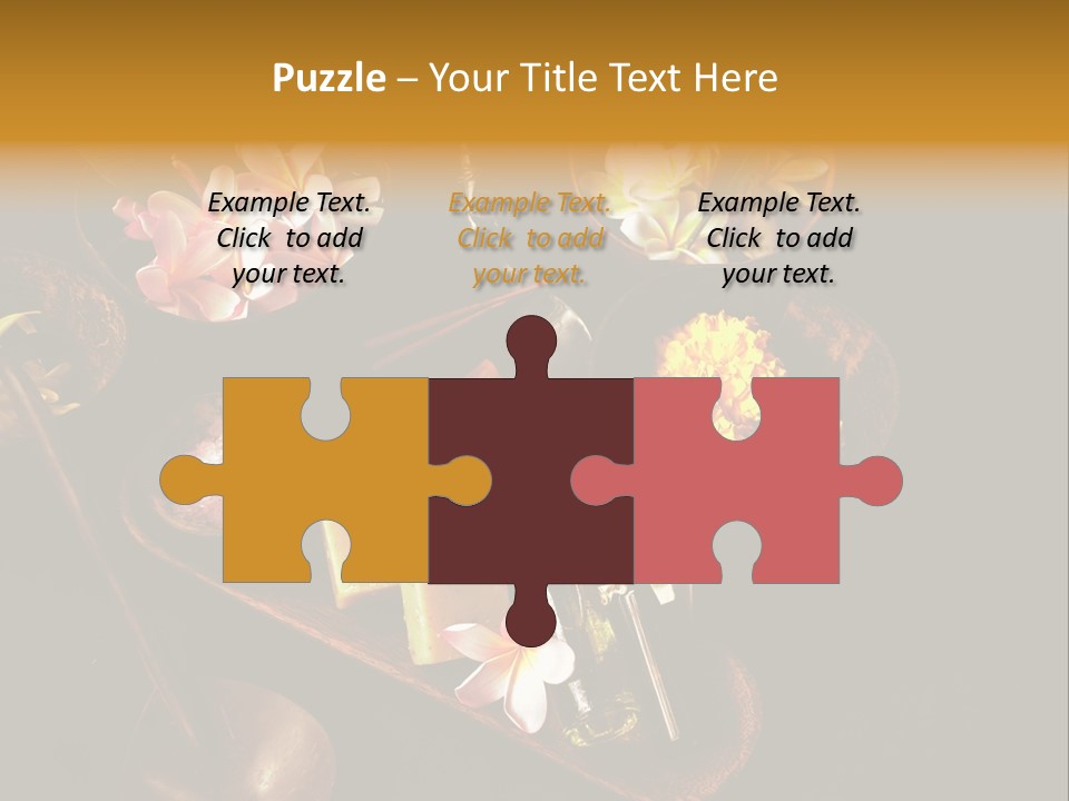 Fragrance Essential Oil Bali PowerPoint Template