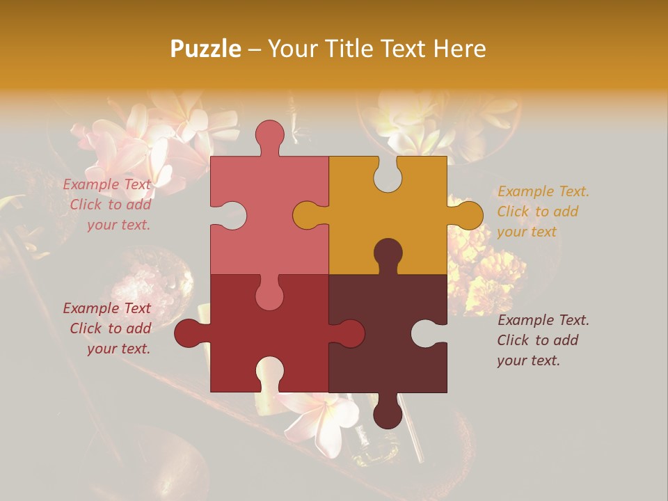 Fragrance Essential Oil Bali PowerPoint Template