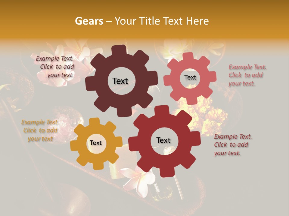 Fragrance Essential Oil Bali PowerPoint Template