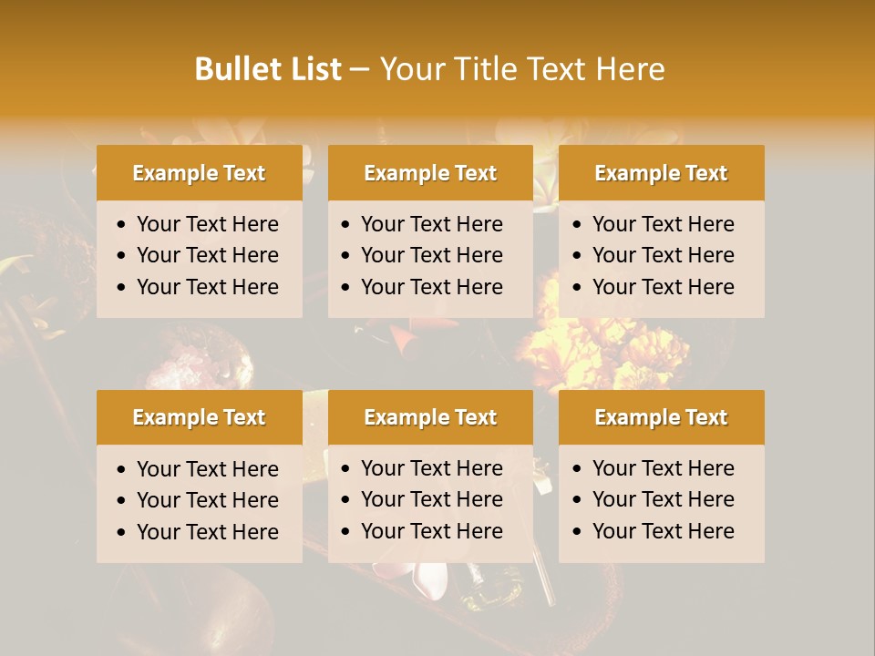 Fragrance Essential Oil Bali PowerPoint Template