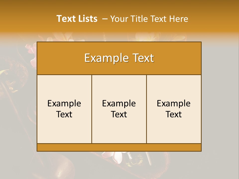 Fragrance Essential Oil Bali PowerPoint Template