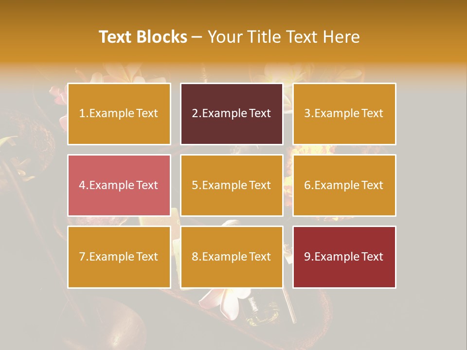 Fragrance Essential Oil Bali PowerPoint Template