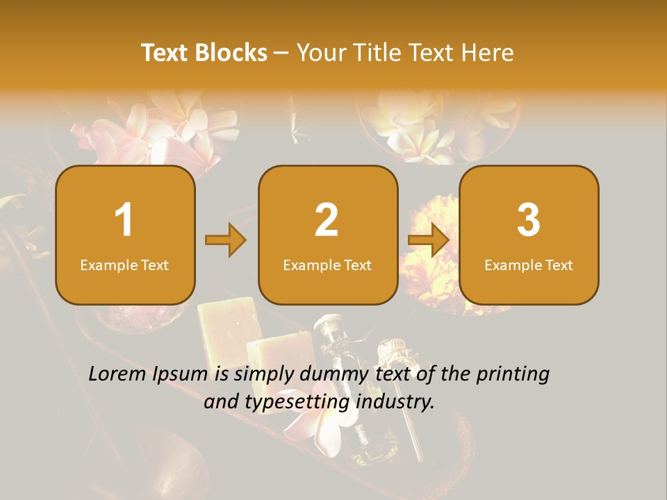 Fragrance Essential Oil Bali PowerPoint Template