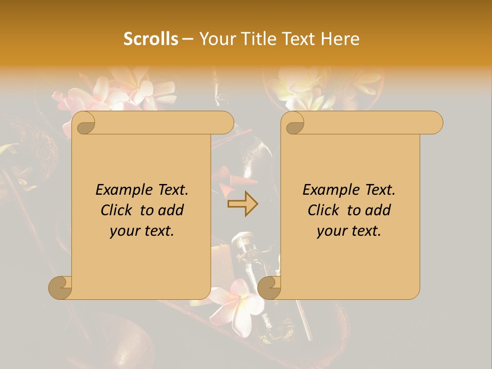 Fragrance Essential Oil Bali PowerPoint Template