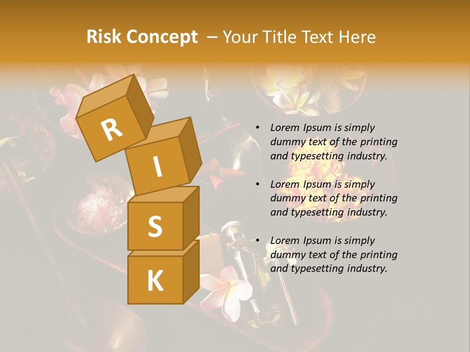 Fragrance Essential Oil Bali PowerPoint Template