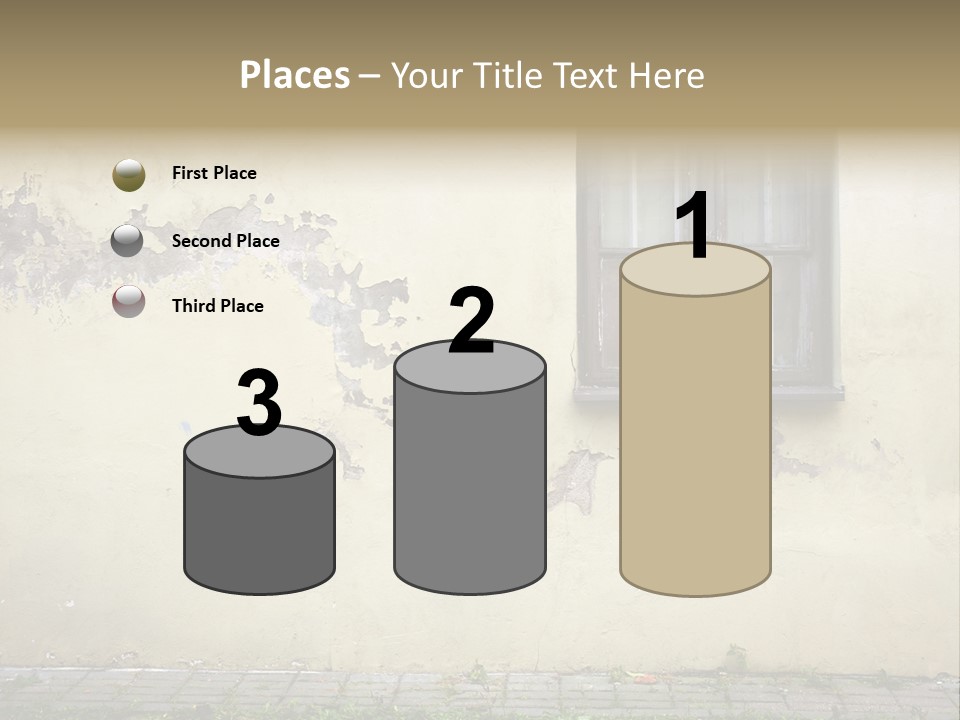 Ruined Damaged Rough PowerPoint Template