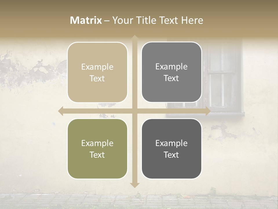 Ruined Damaged Rough PowerPoint Template