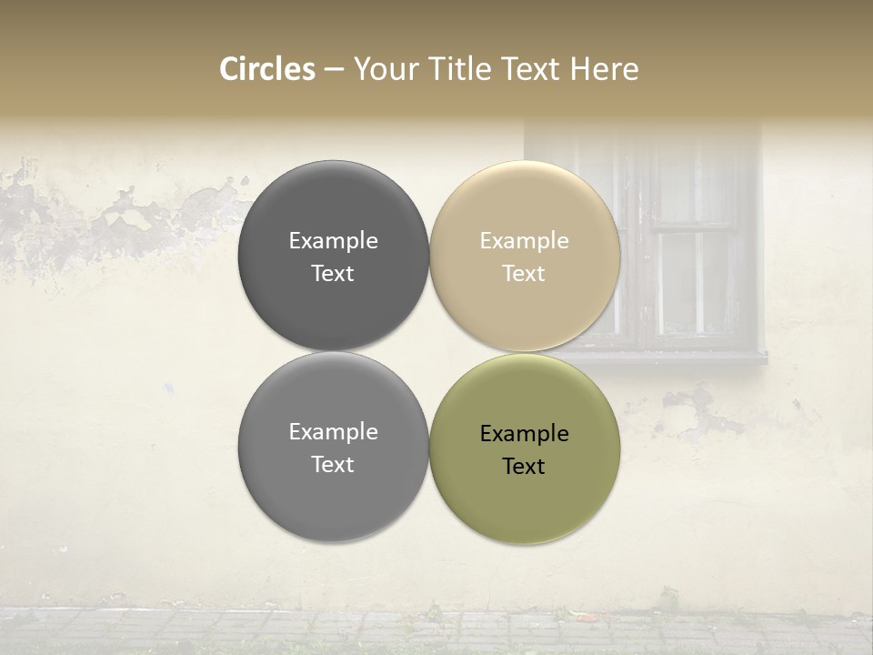 Ruined Damaged Rough PowerPoint Template