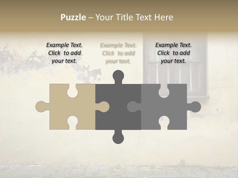 Ruined Damaged Rough PowerPoint Template