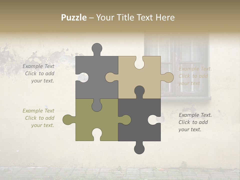 Ruined Damaged Rough PowerPoint Template