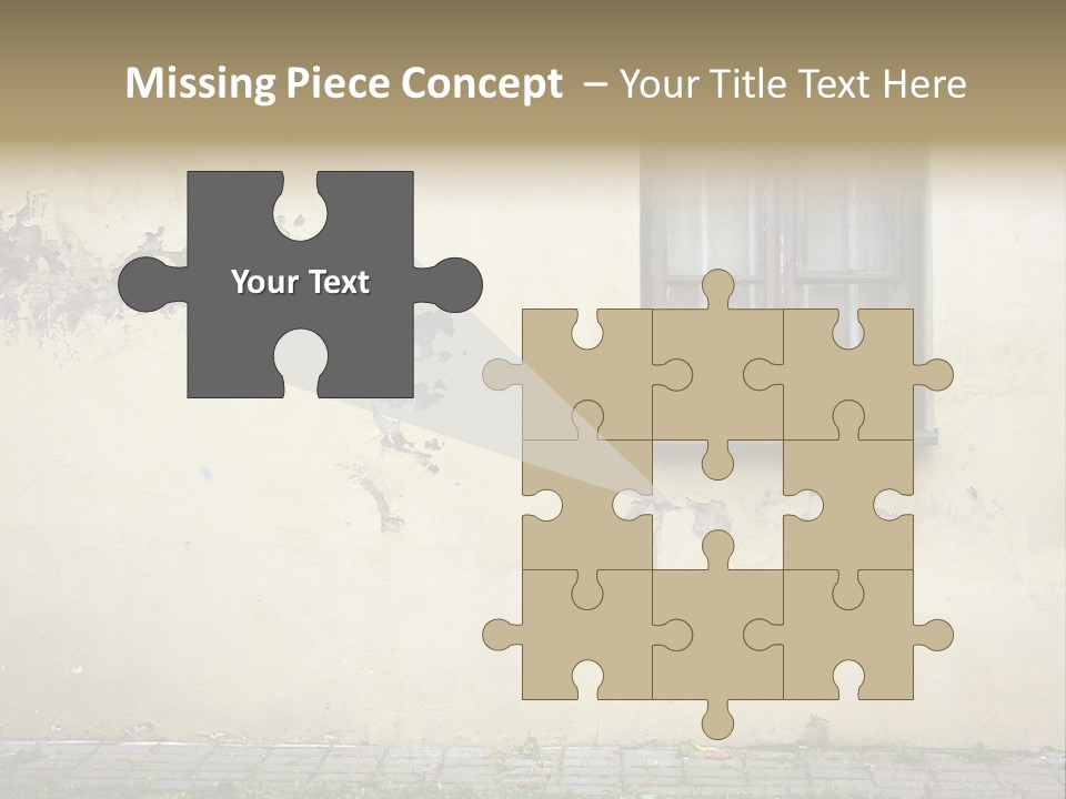 Ruined Damaged Rough PowerPoint Template